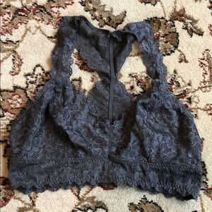 Gray bralette